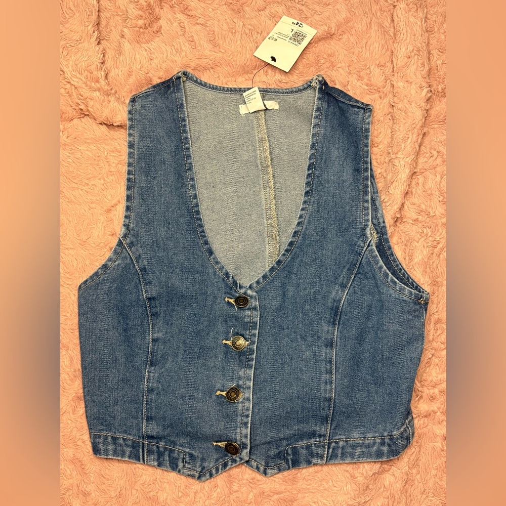 Forever 21 Blue Vest